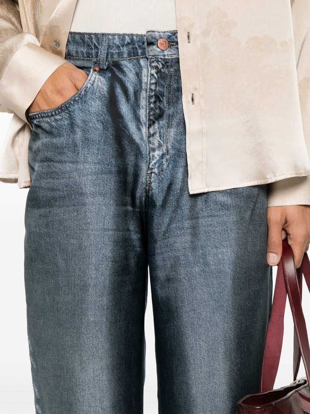 Pierre Louis Mascia Trousers Clear Blue