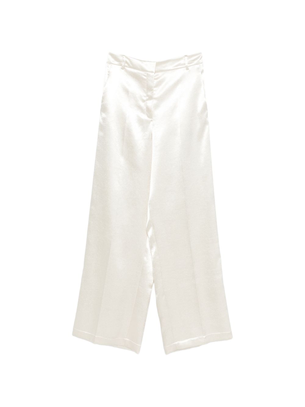 Alysi Trousers White – Shiny Women's Trousers