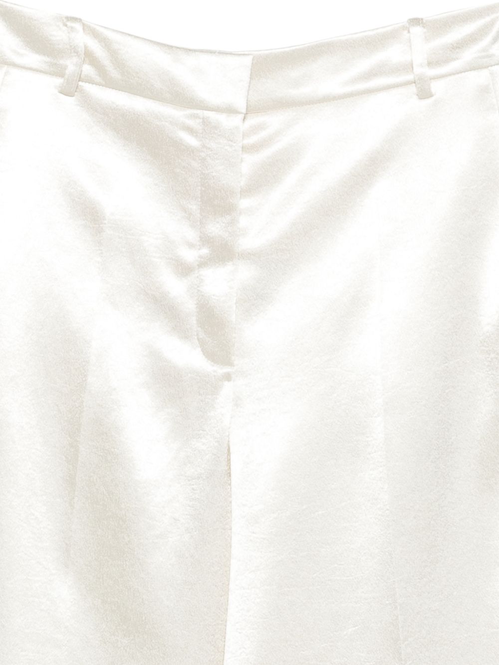 Alysi Trousers White – Shiny Women's Trousers
