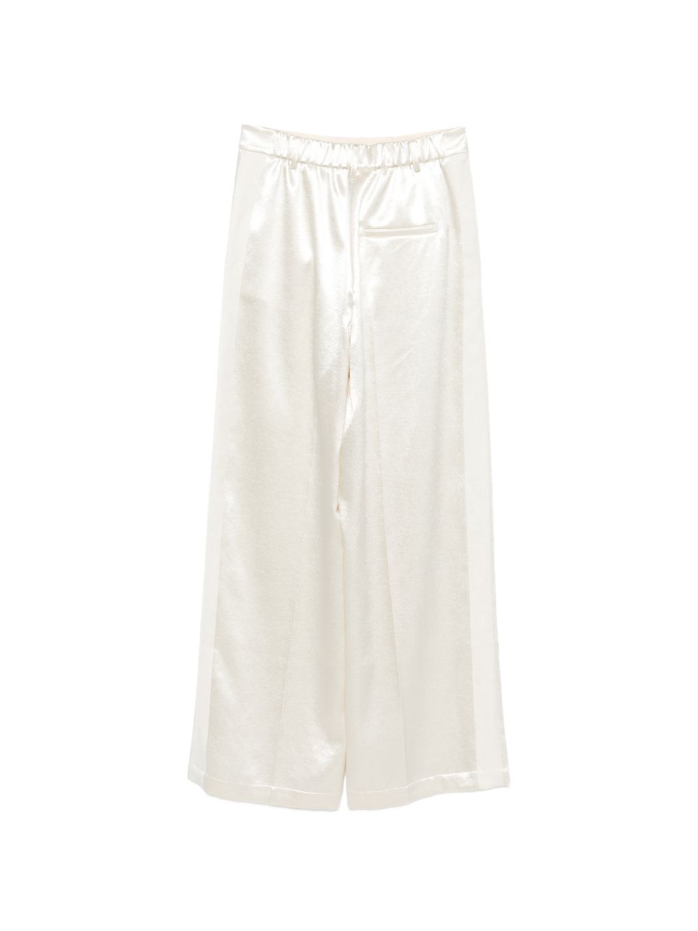 Alysi Trousers White – Shiny Women's Trousers