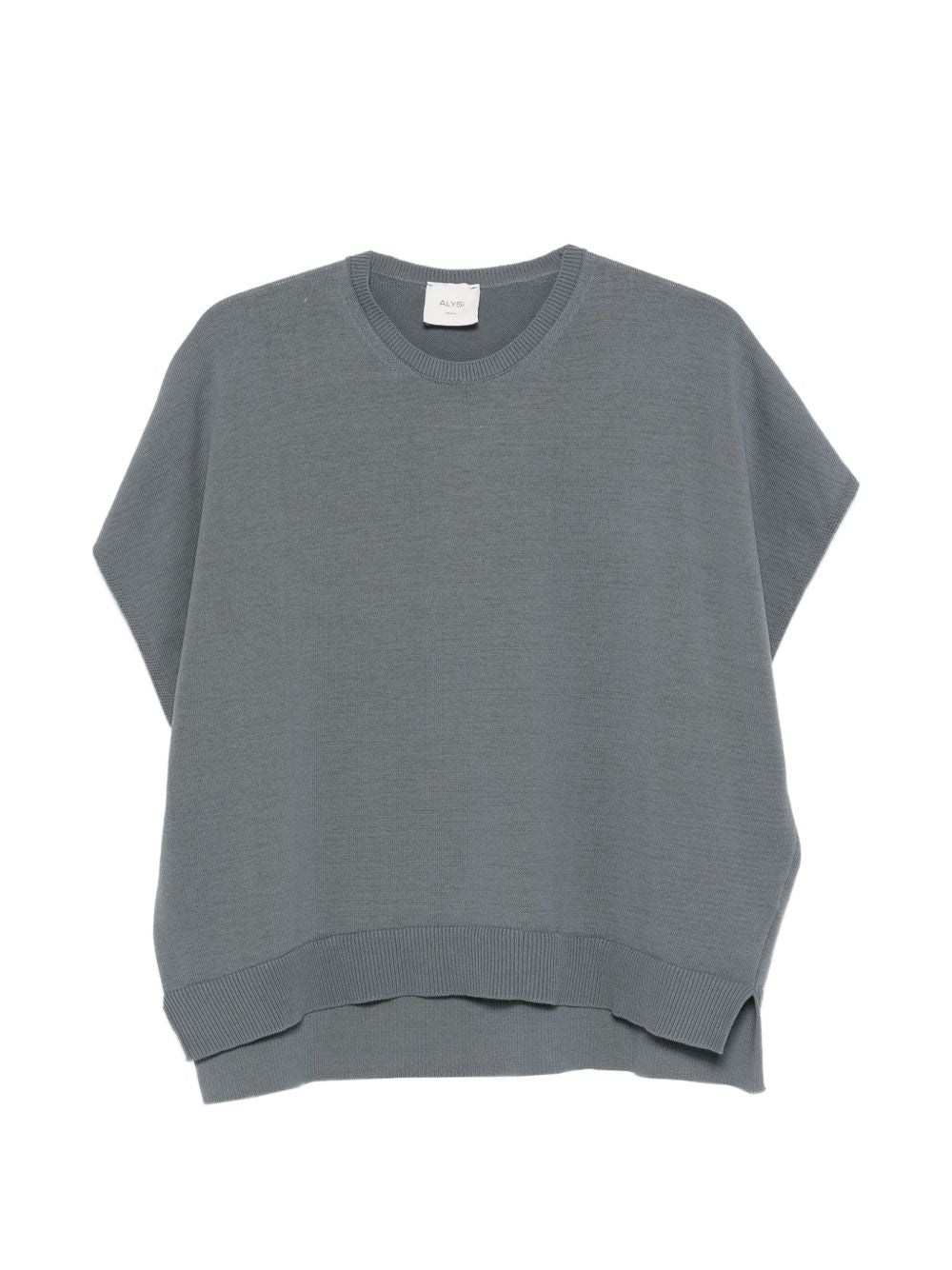 Alysi Grey T-Shirts & Polos — Topwear for Women