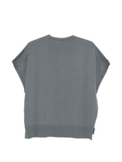 Alysi Grey T-Shirts & Polos — Topwear for Women