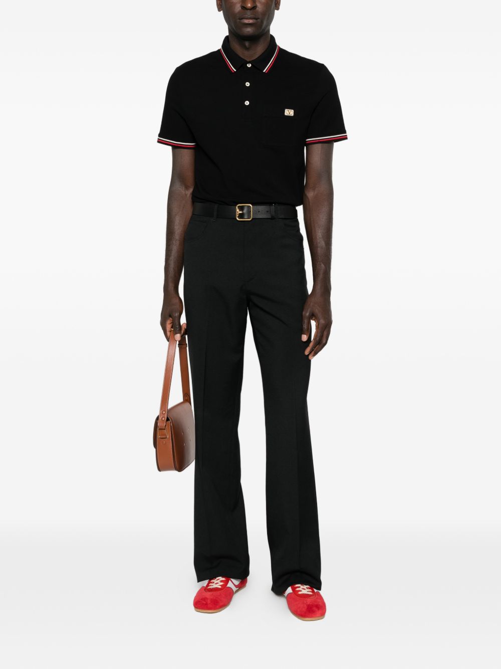 Valentino Black T-Shirts & Polos — Topwear for Men