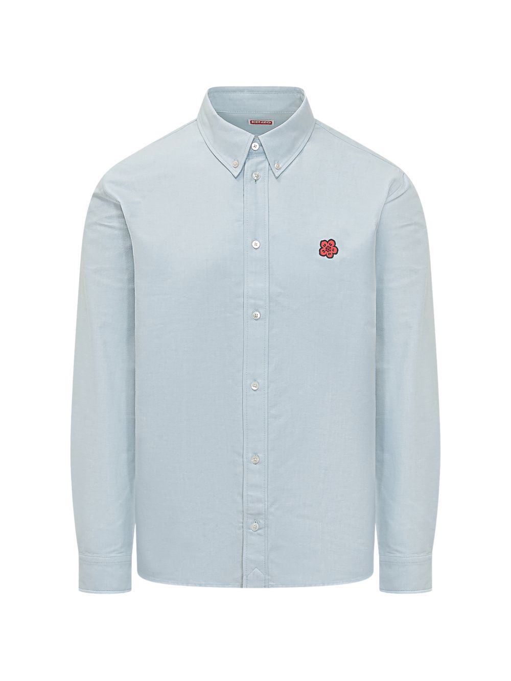 Kenzo Shirts — Clear Blue Button-Down Cotton Shirt