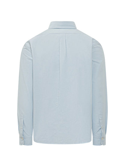 Kenzo Shirts — Clear Blue Button-Down Cotton Shirt