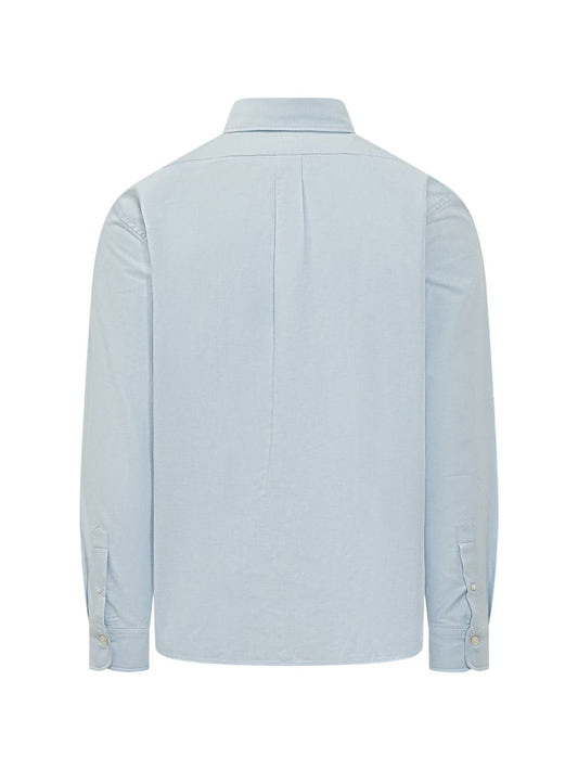 Kenzo Shirts — Clear Blue Button-Down Cotton Shirt