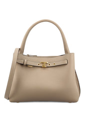 Tod'S Mini Handbag - Beige Leather Top Handle (New In)