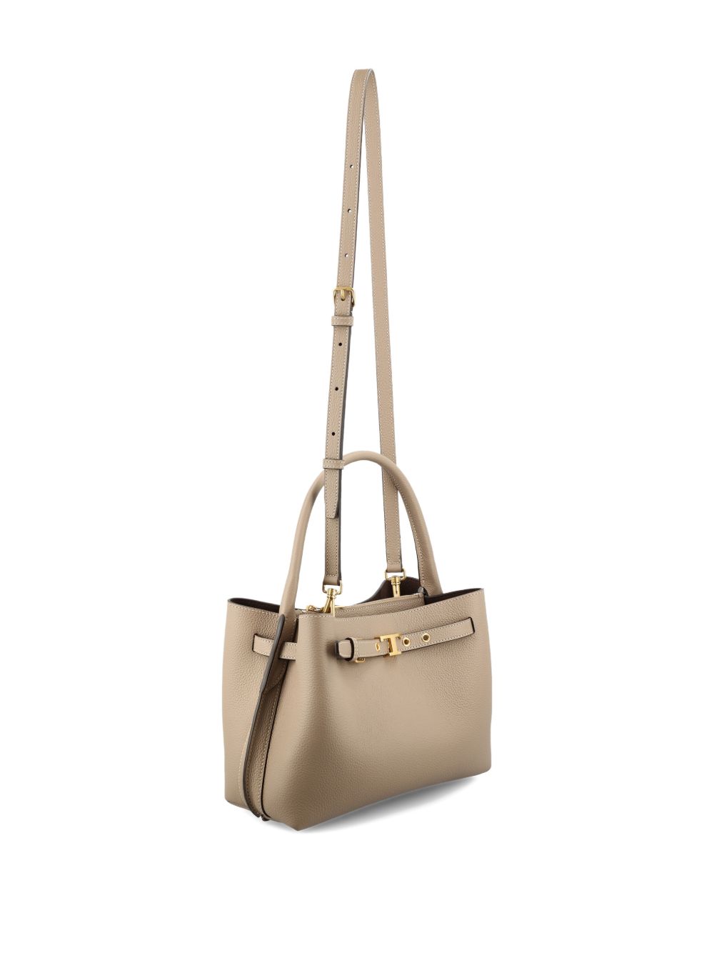 Tod'S Mini Handbag - Beige Leather Top Handle (New In)