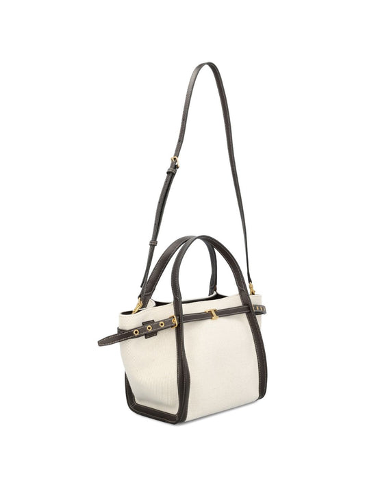Tod'S Small Shopping Bag — White Shopper Tote
