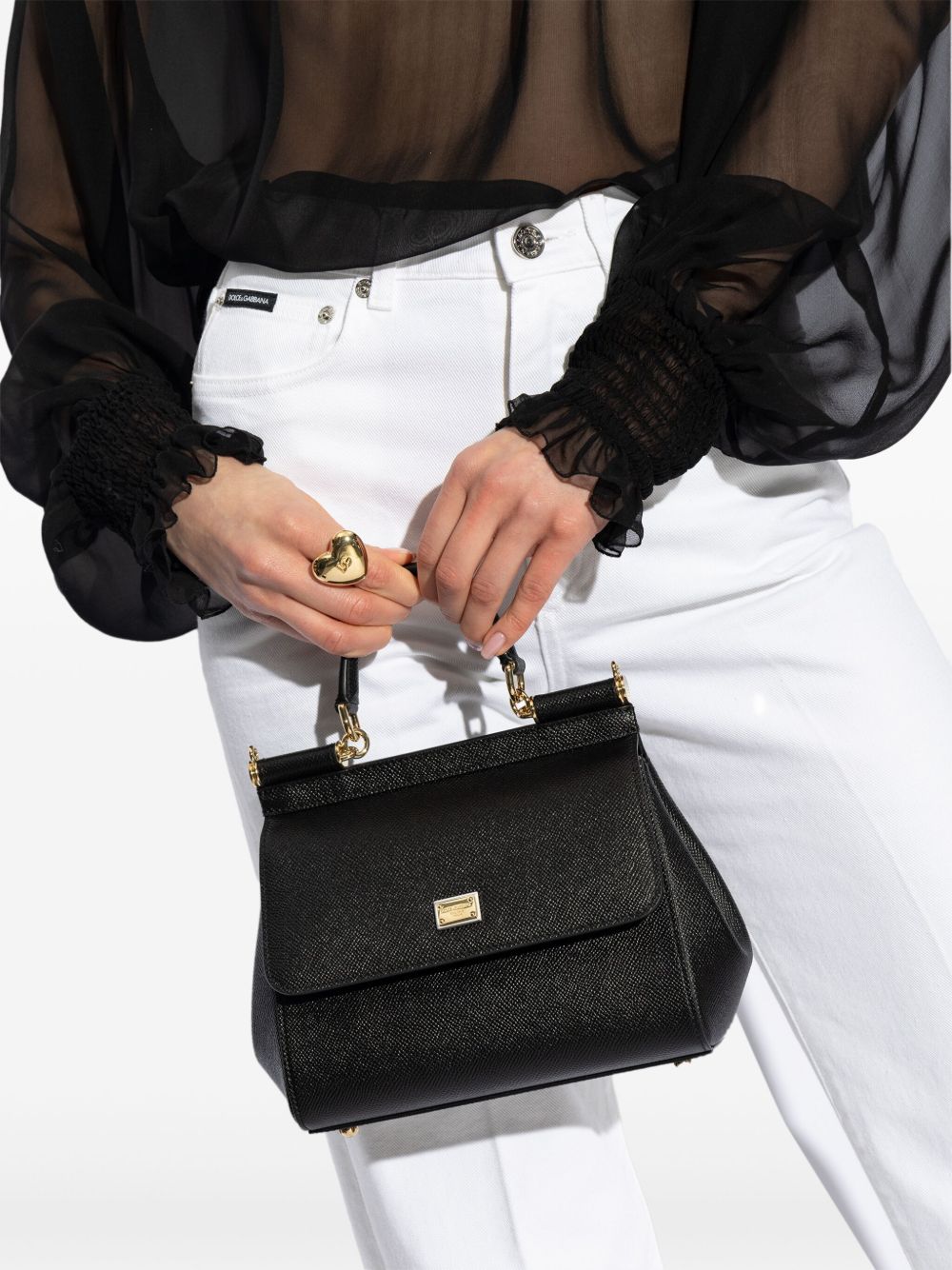 Dolce & Gabbana Handbag — Sicily Medium Black