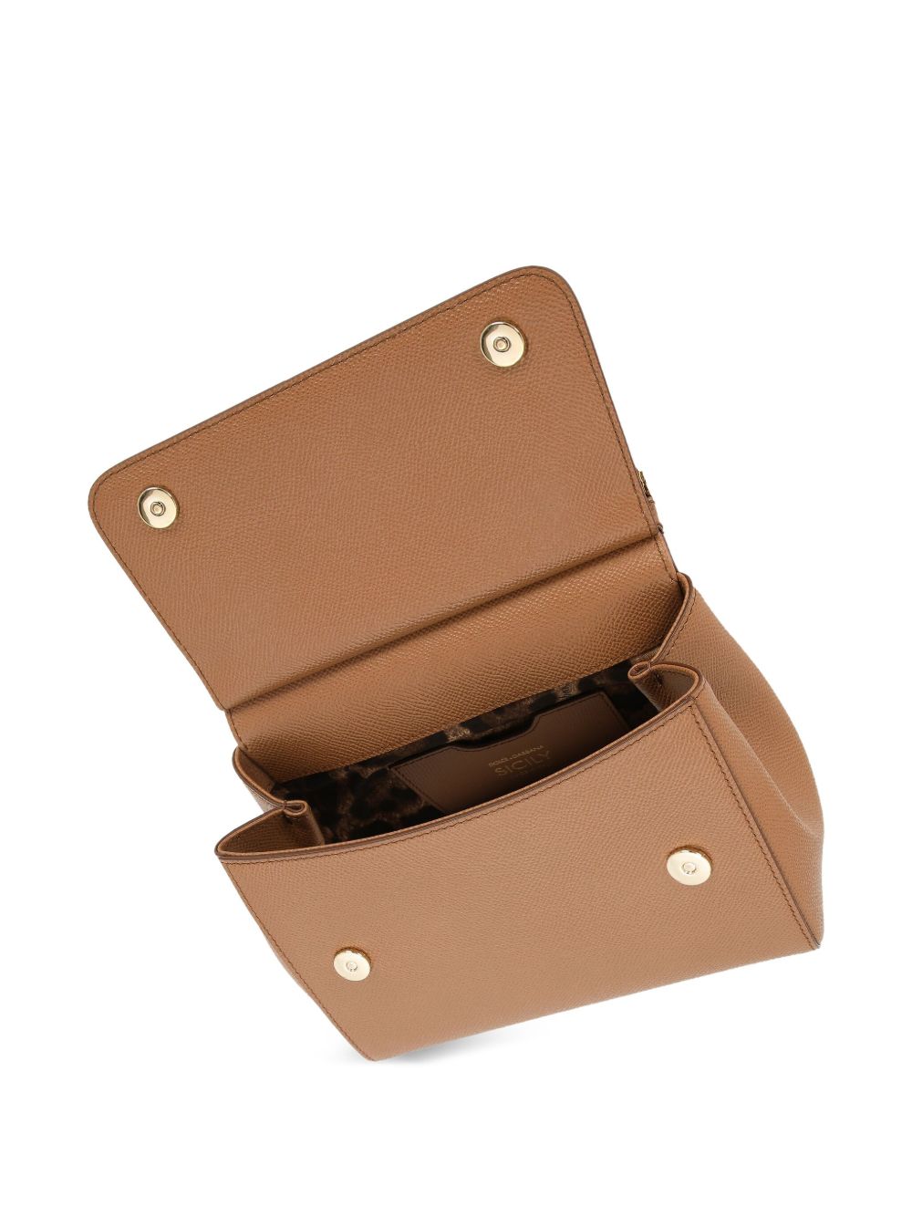 Dolce & Gabbana Handbag — Sicily Medium Brown