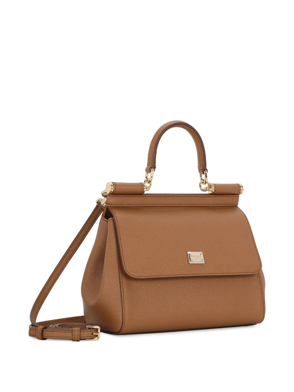 Dolce & Gabbana Handbag — Sicily Medium Brown