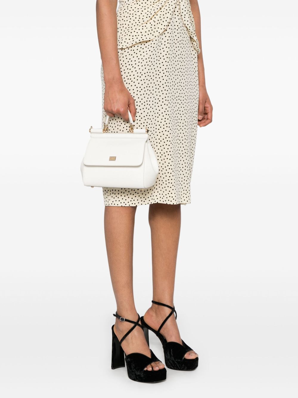 Dolce & Gabbana Handbag — Sicily Medium White