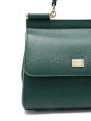 Dolce & Gabbana Handbag — Sicily Medium Leather, Dark Green