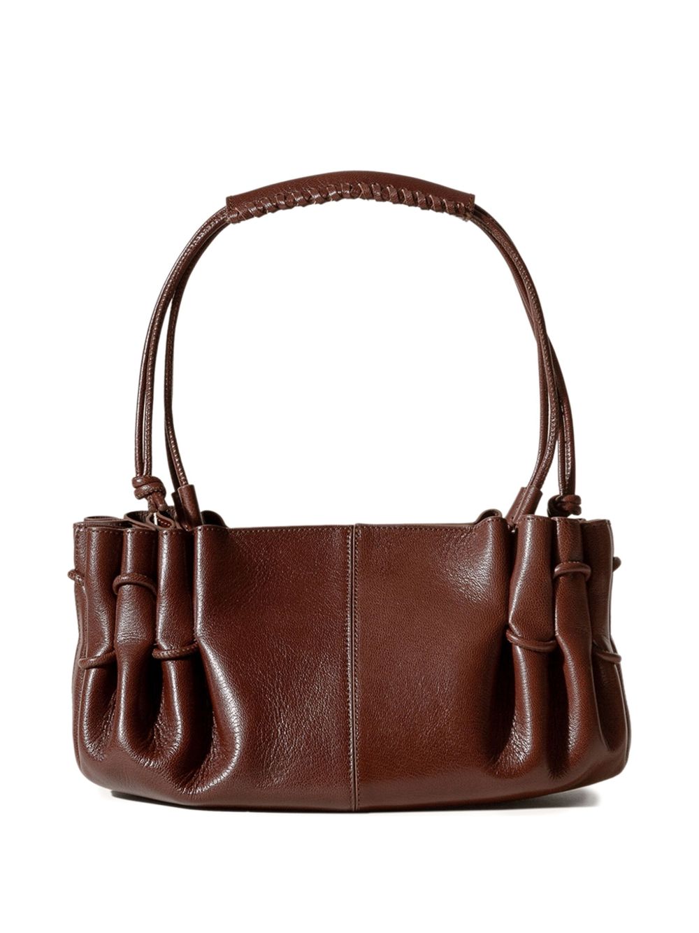 Hereu Leather Brown Shoulder Bag — Arta Collection