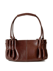 Hereu Leather Brown Shoulder Bag — Arta Collection