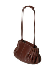 Hereu Leather Brown Shoulder Bag — Arta Collection
