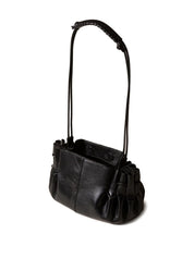 Hereu Black Shoulder Bag — Arta Leather | Aumifour