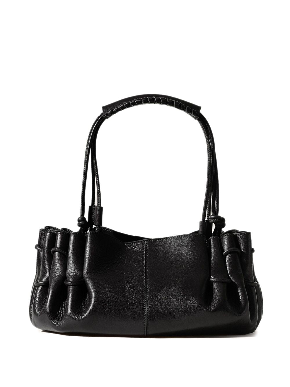 Hereu Black Shoulder Bag — Arta Leather | Aumifour