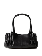 Hereu Black Shoulder Bag — Arta Leather | Aumifour