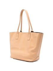 Hogan Leather Brown Shopper Bag — Small Tote, From €395