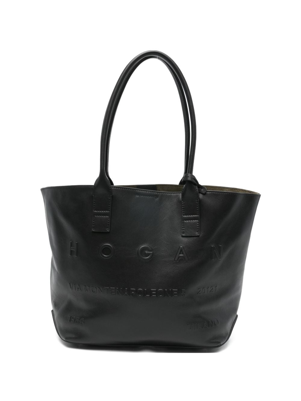 Hogan Black Shopper Bag - New In Spring‑Summer 2026