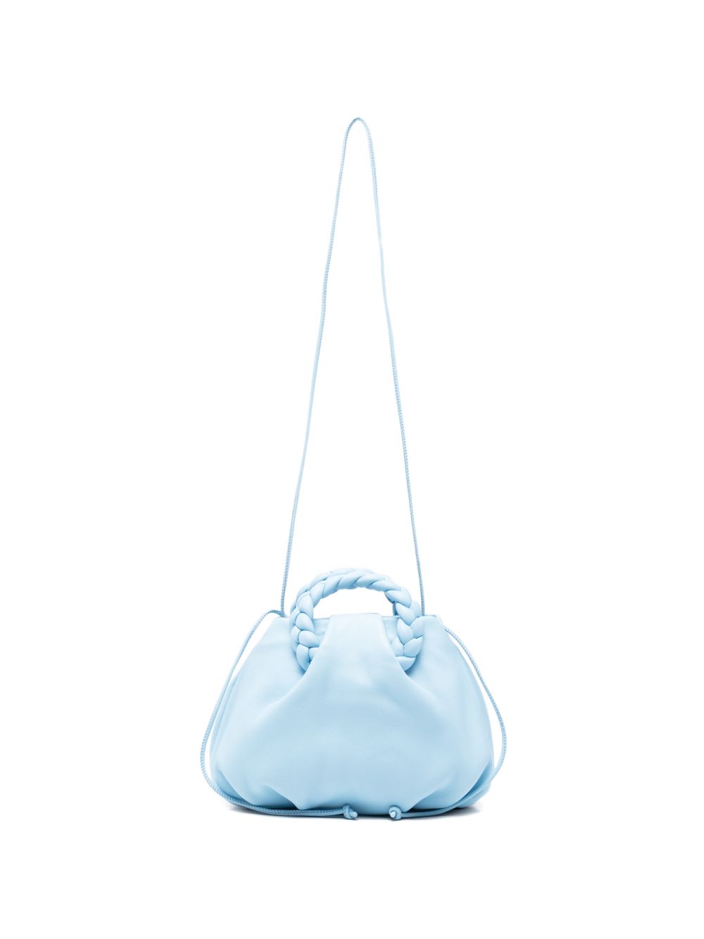 Hereu Clear Blue Handbag — Bombon Leather Shoulder Bag