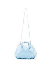 Hereu Clear Blue Handbag — Bombon Leather Shoulder Bag