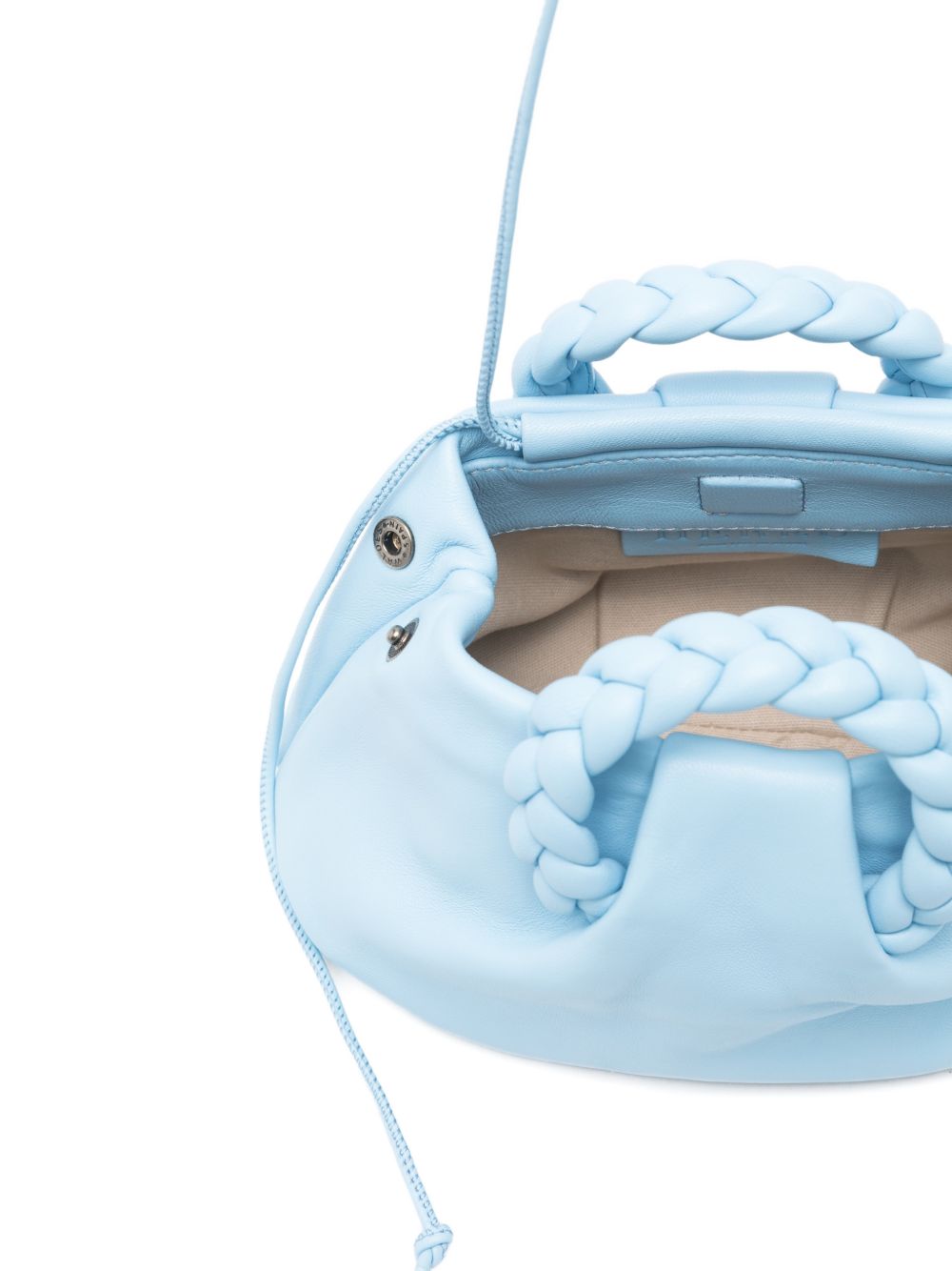 Hereu Clear Blue Handbag — Bombon Leather Shoulder Bag