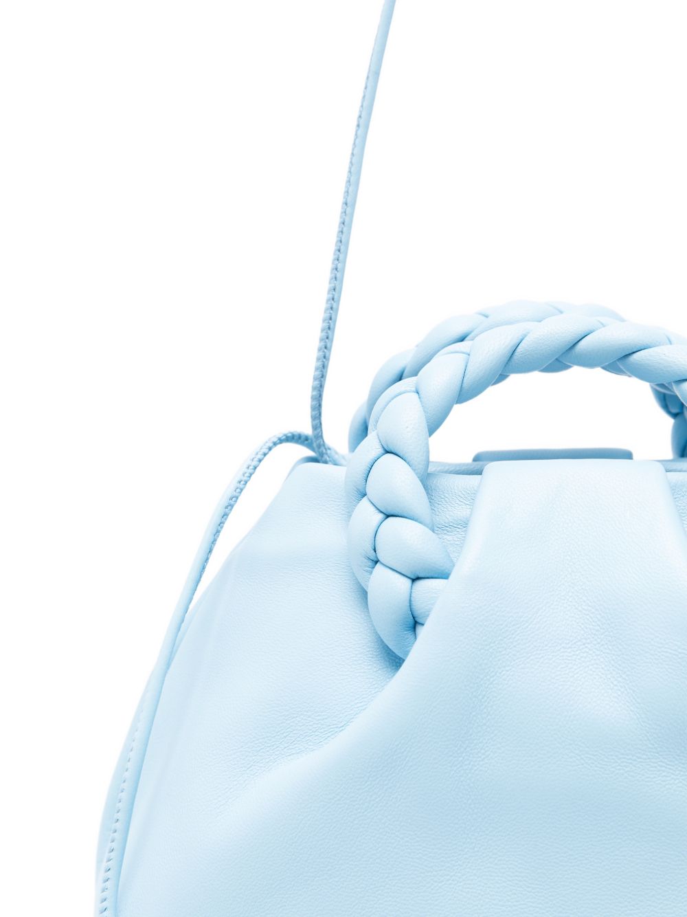 Hereu Clear Blue Handbag — Bombon Leather Shoulder Bag