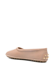 Tod'S Powder Flat Shoes — Leather Ballets, From €249