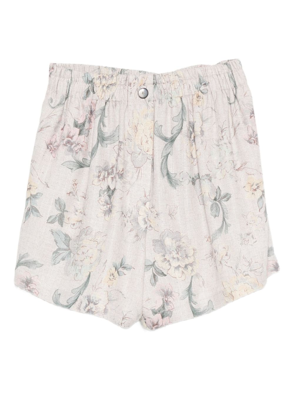 Forte Forte Short Trousers — Powder Floral Shorts