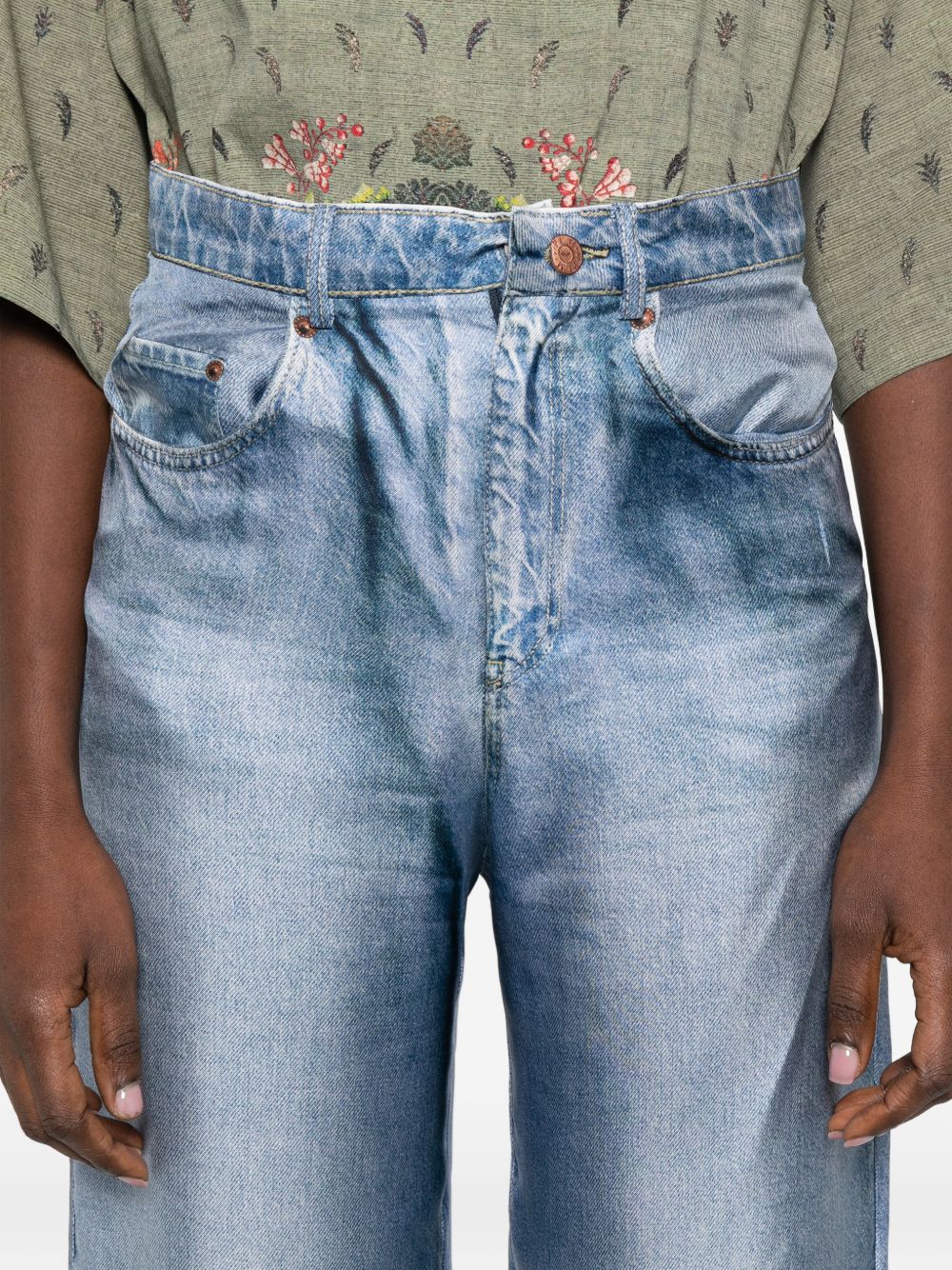 Pierre Louis Mascia Trousers Clear Blue