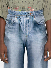 Pierre Louis Mascia Trousers Clear Blue