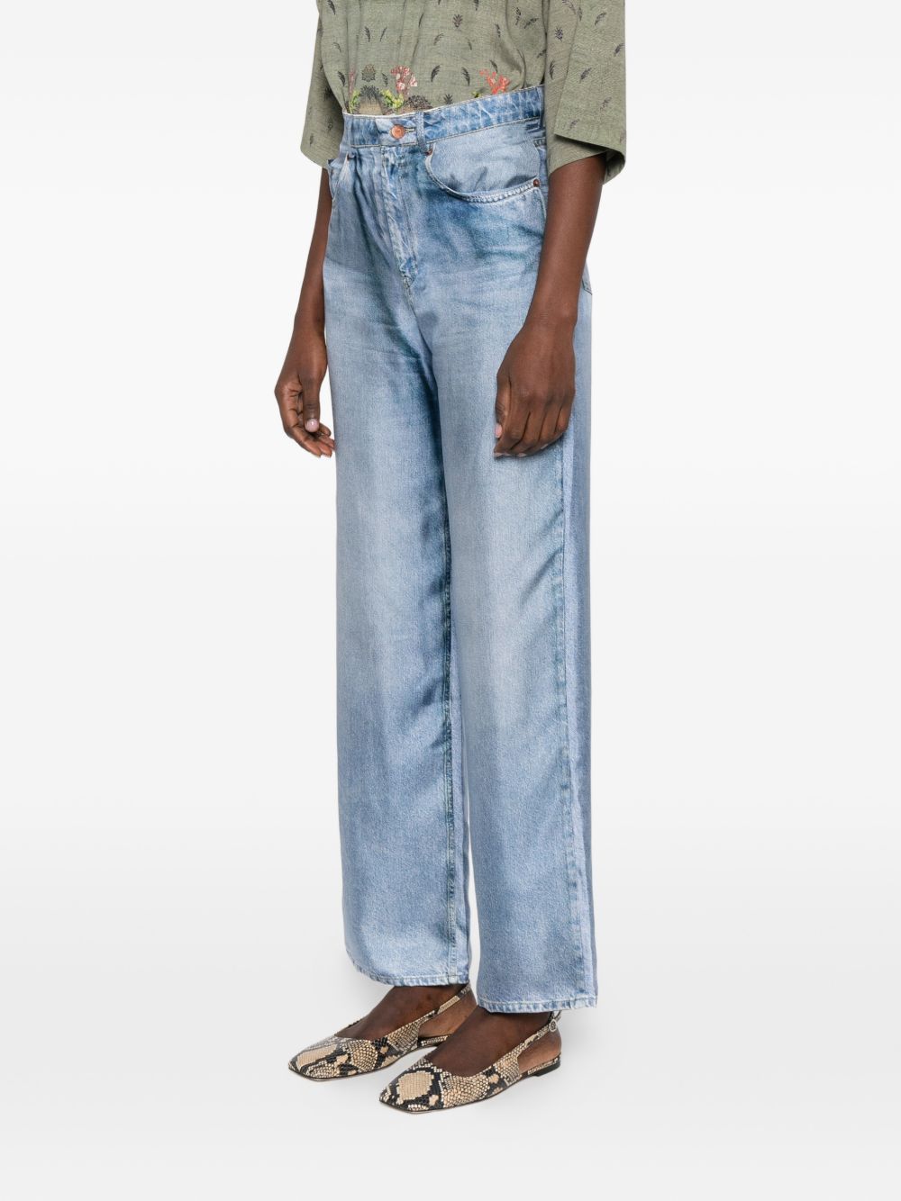 Pierre Louis Mascia Trousers Clear Blue