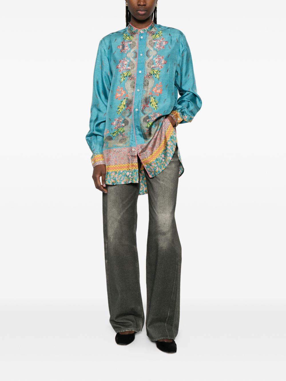 Pierre Louis Mascia Shirts Clear Blue