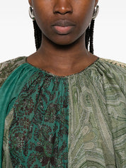 Pierre Louis Mascia Green Dresses — New Silk Maxi