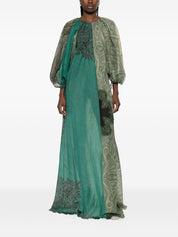 Pierre Louis Mascia Green Dresses — New Silk Maxi