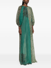 Pierre Louis Mascia Green Dresses — New Silk Maxi