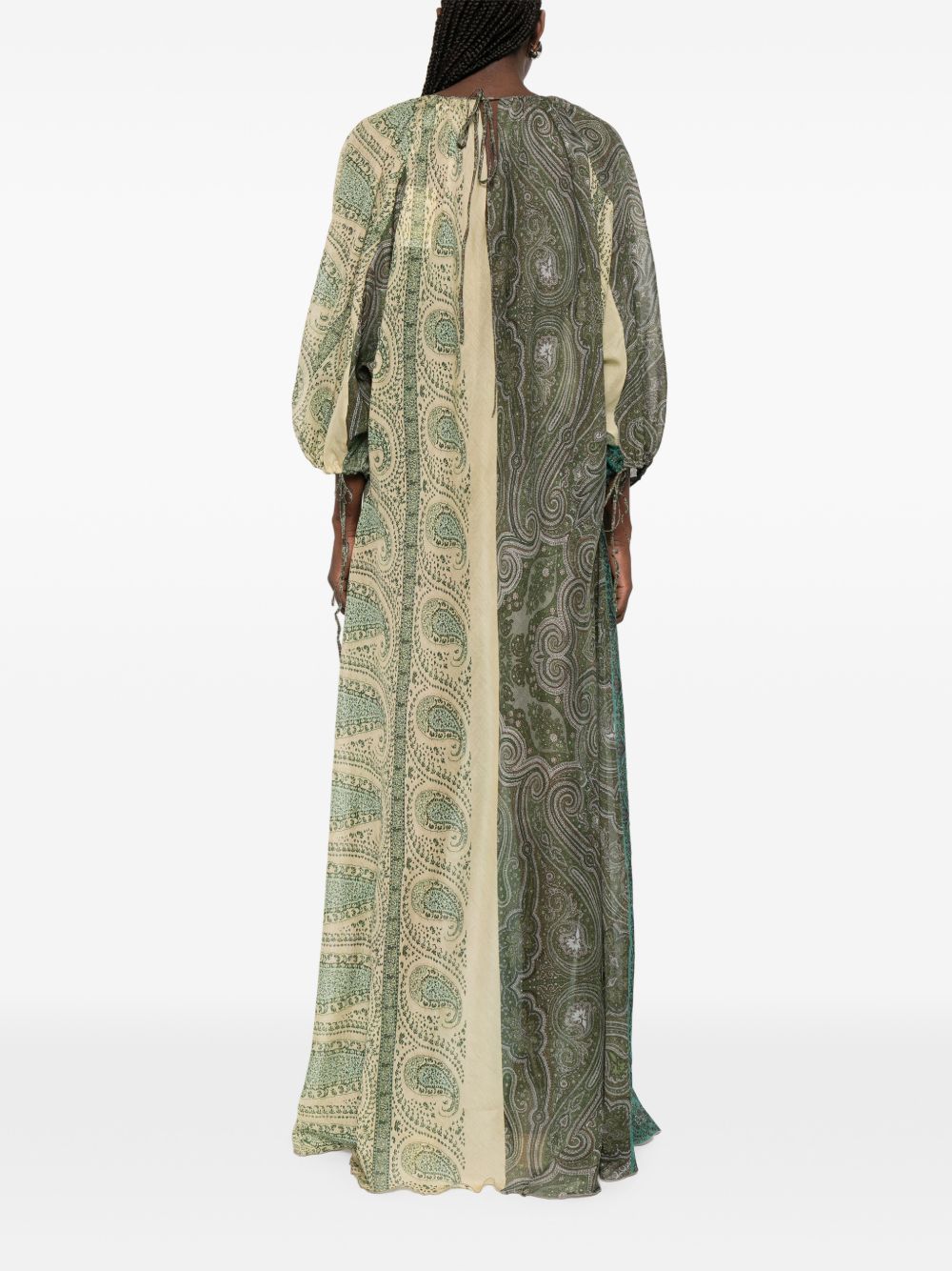 Pierre Louis Mascia Green Dresses — New Silk Maxi