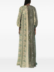 Pierre Louis Mascia Green Dresses — New Silk Maxi