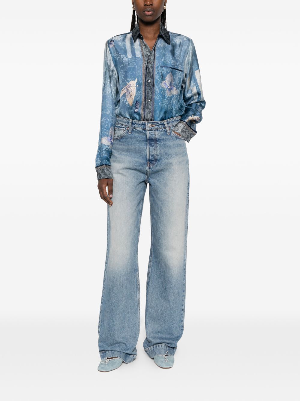 Pierre Louis Mascia Shirts Clear Blue