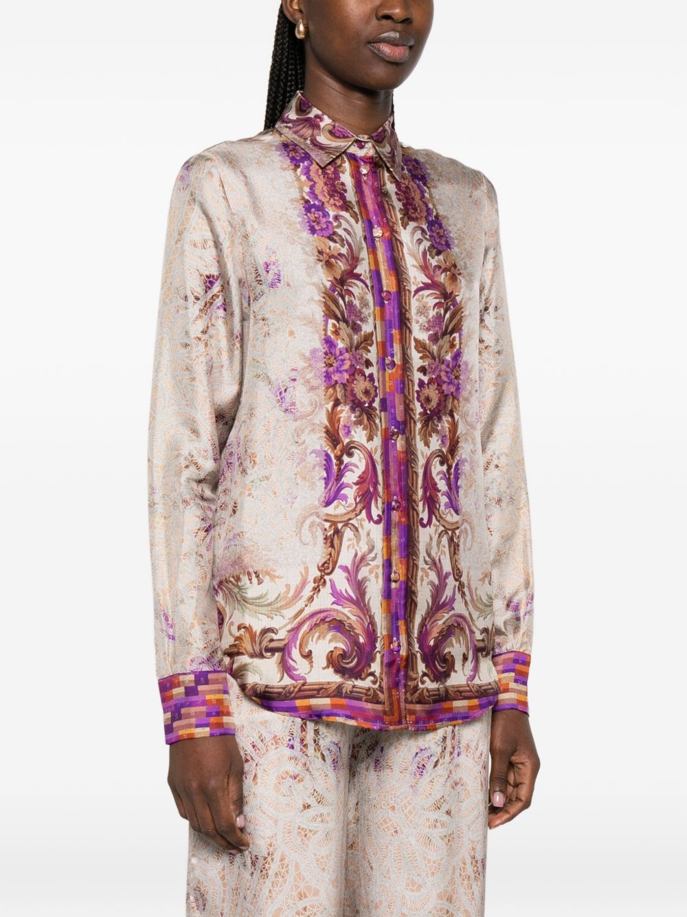 Pierre Louis Mascia Pink Silk Shirt — New In