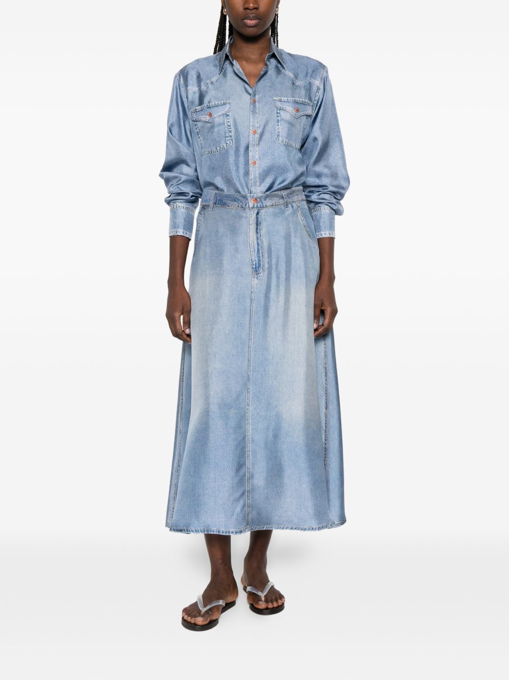 Pierre Louis Mascia Skirts Clear Blue