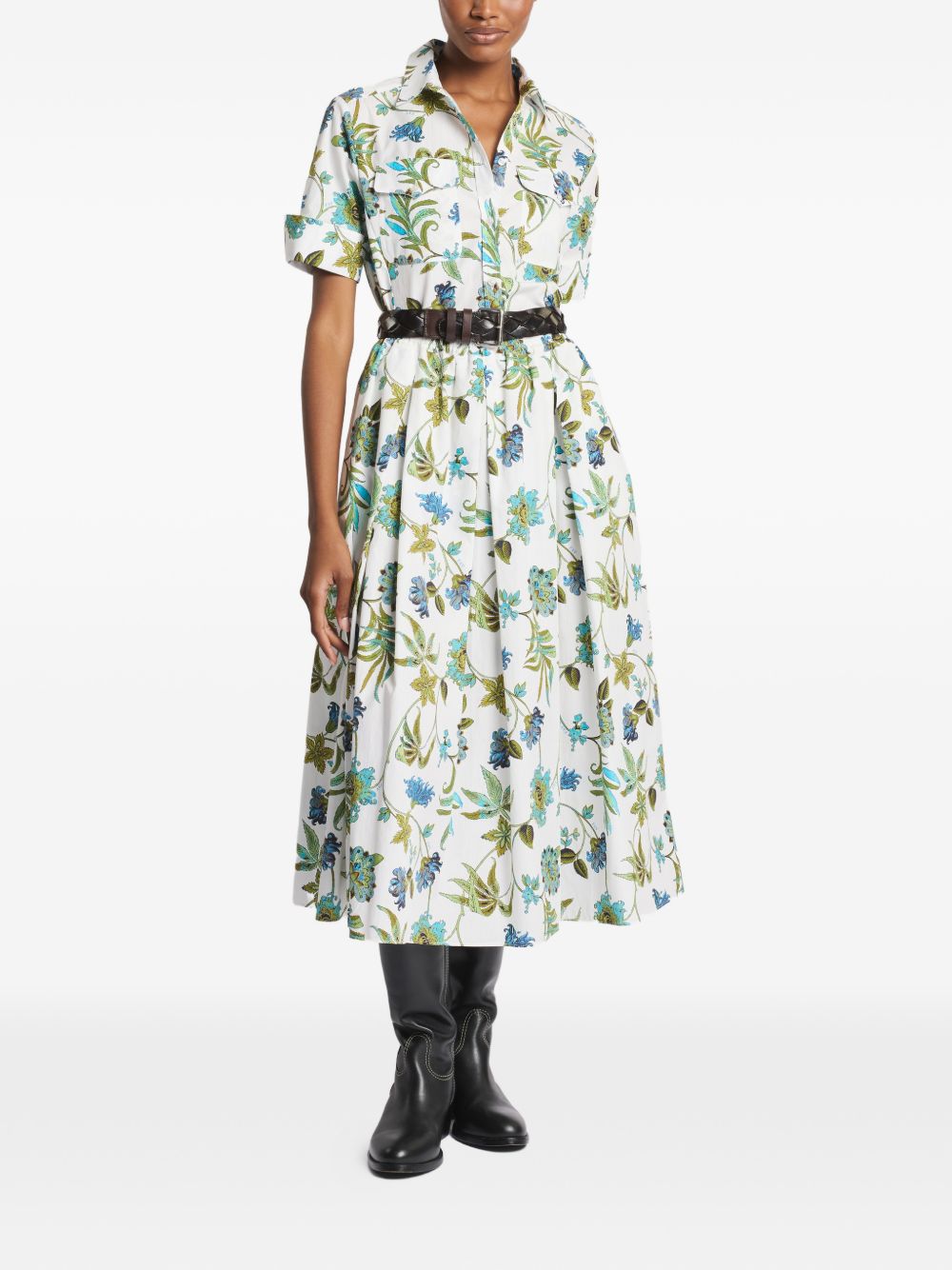 Fay Skirts White — Printed Cotton Skirt, From €120