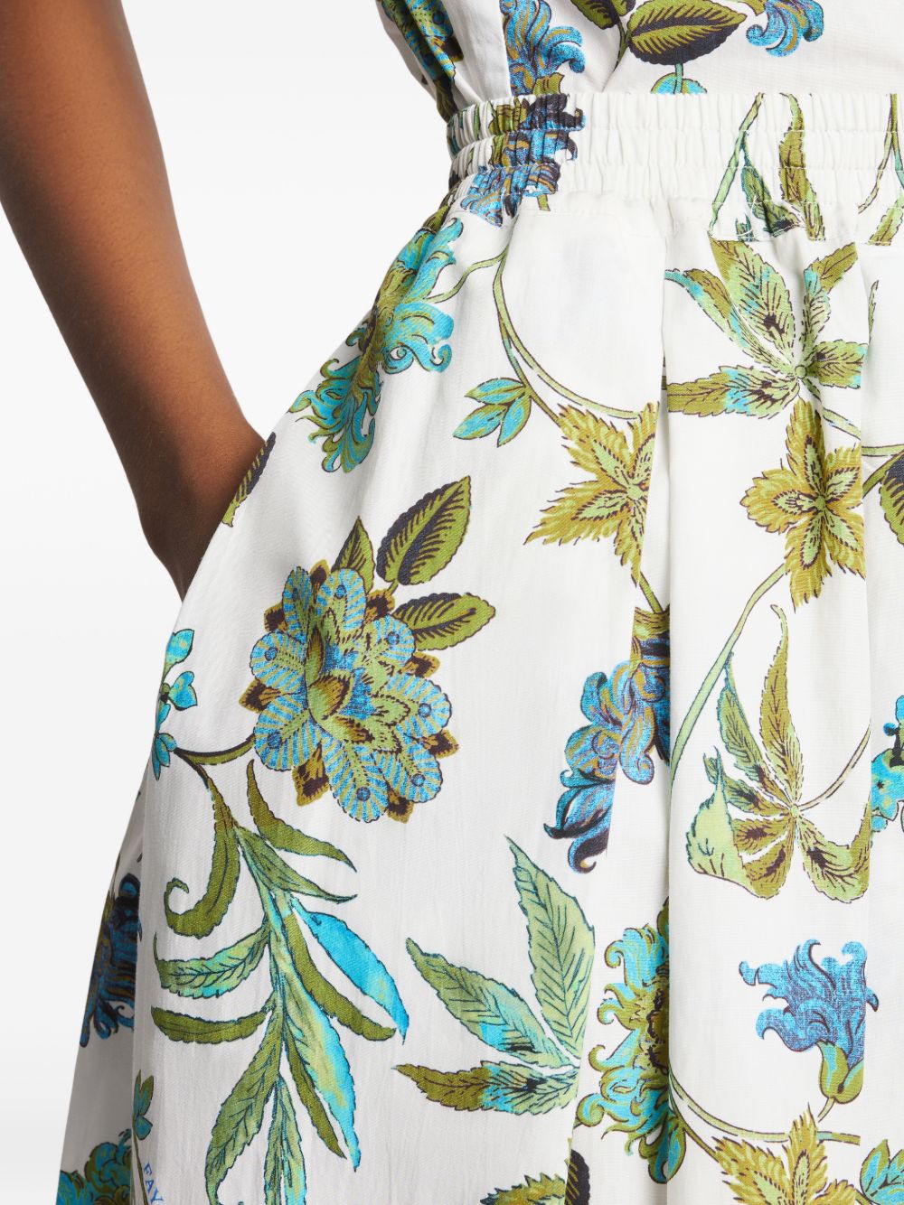 Fay Skirts White — Printed Cotton Skirt, From €120