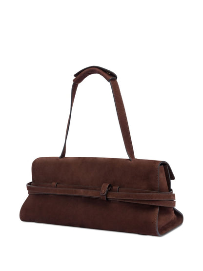 Moschino Brown Handbag — Tie Me Top Handle (New In)