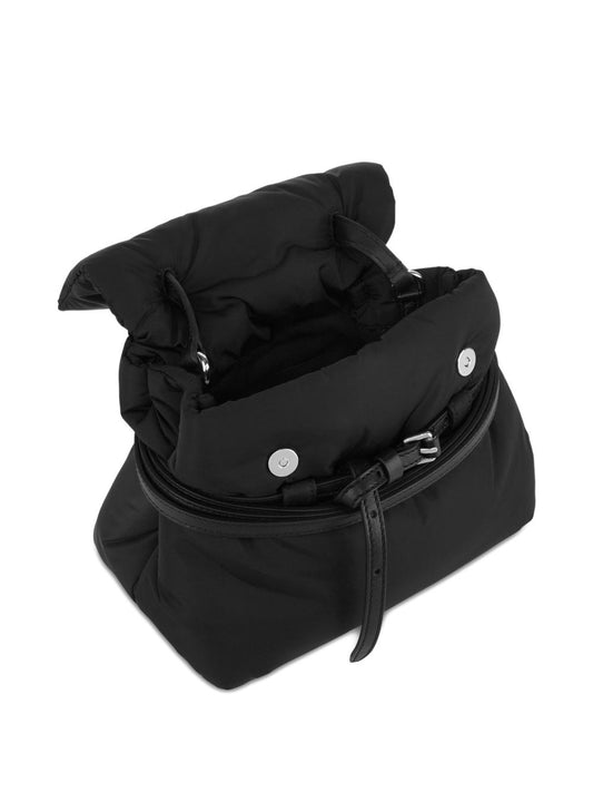 Moschino Backpacks — Black Tie Me Nylon Backpack