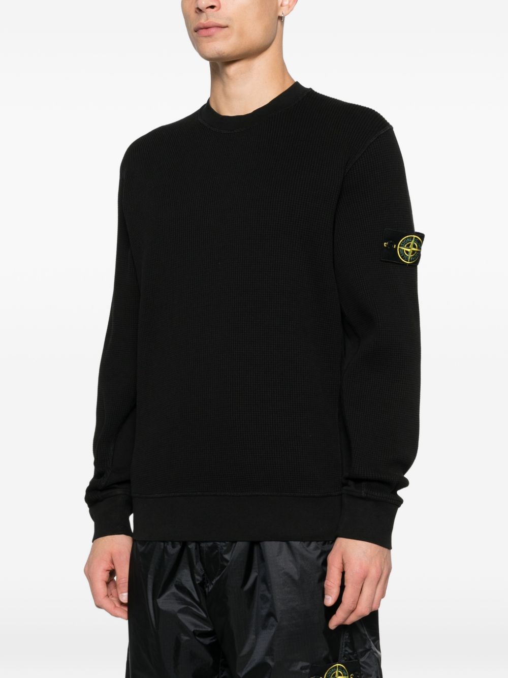 Stone Island Sweaters Black