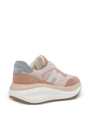 Hogan Sneakers — Pink Leather Lace-Up Women’s Shoes